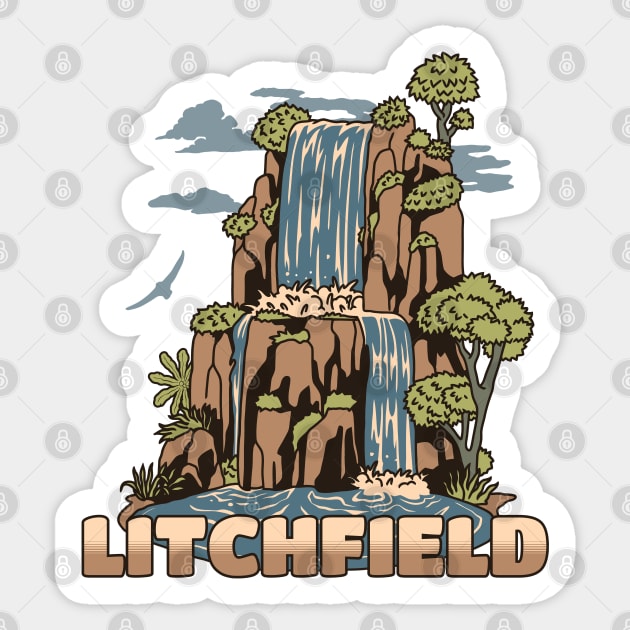 Litchfield National Park, Northern Territory Australia Sticker by Speshly